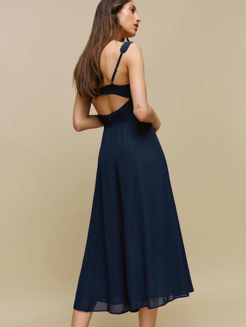 Reformation Lila Navy Dress *archived style* READ - Picture 2 of 7